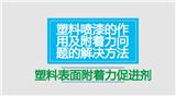 塑料表面處理劑解決塑料噴漆附著力差處理方法