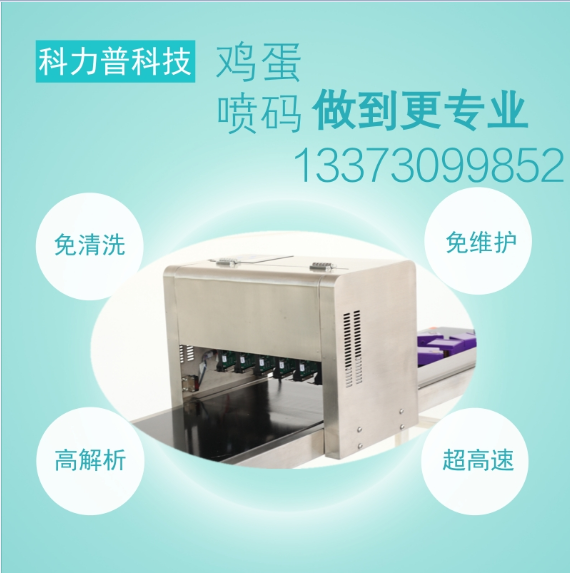 高解析的小字符雞蛋噴碼機廠家直銷全國范圍內包郵