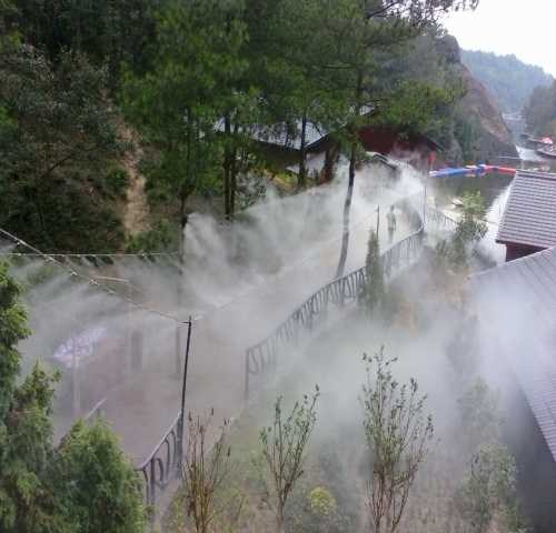 深圳喷雾降温设备厂家/机场喷雾降温工程/深圳市谷耐环保科技有