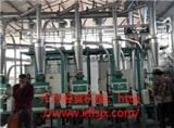 小型玉米糝加工設備小型面條加工設備 石磨面粉機怎么安裝