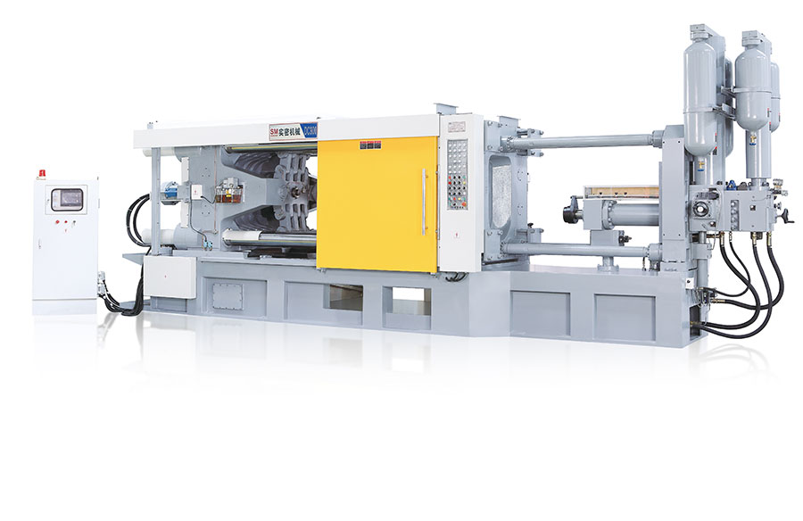 Vertical cold chamber die casting machine features