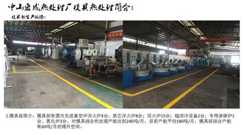 模具部生产现场