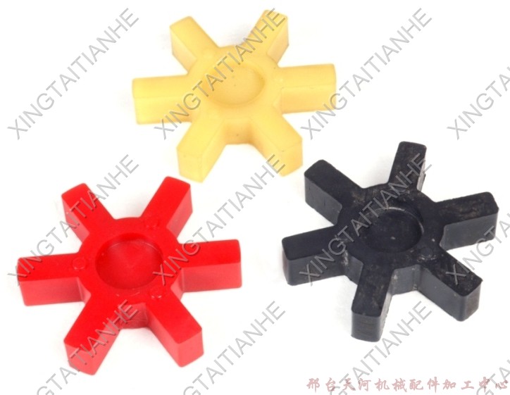 L型爪式聯軸器緩沖墊，六角緩沖墊梅花墊