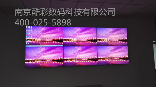 廣西高校46寸2行3列液晶拼接大屏