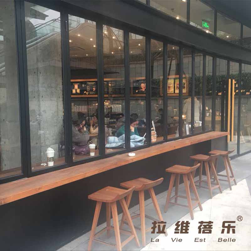 西安星巴克長桌創(chuàng)意設(shè)計定原始圖片3
