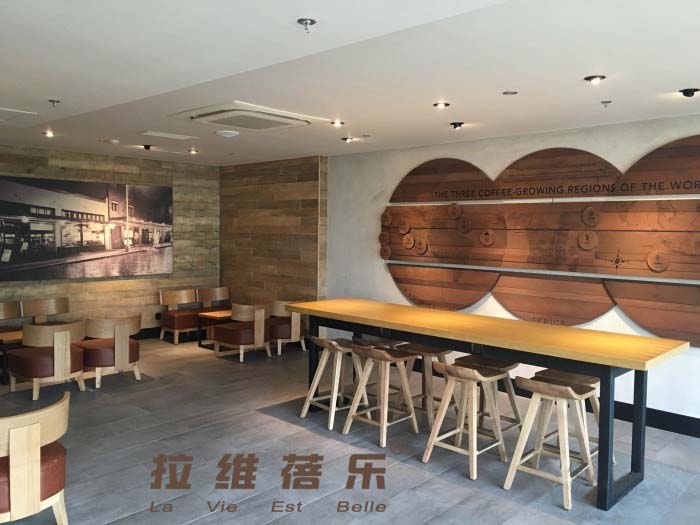 廠家供應西安星巴克個性長桌133