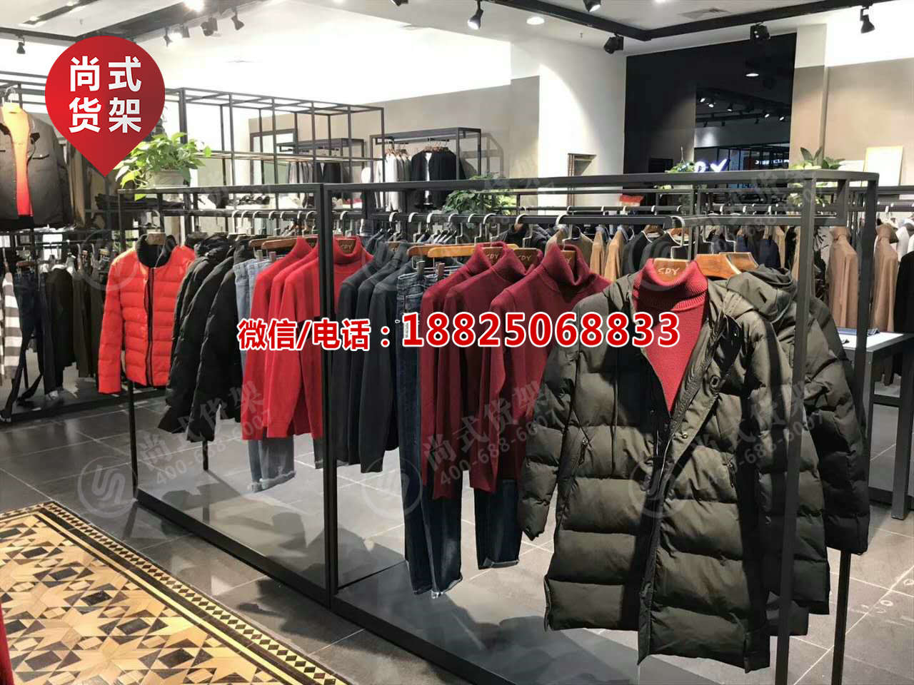 最經濟戀惠優品貨架裝修 KM服裝貨架原始圖片3