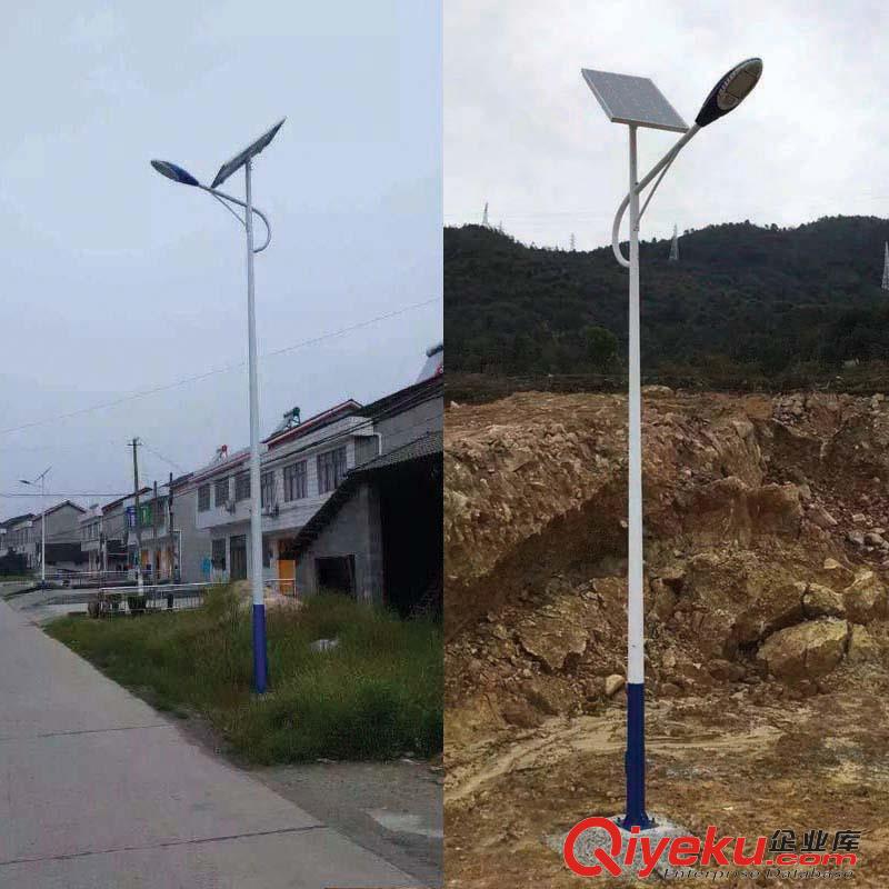 黑龍江6米燈桿太陽能路燈維修led路燈頭蓄電池