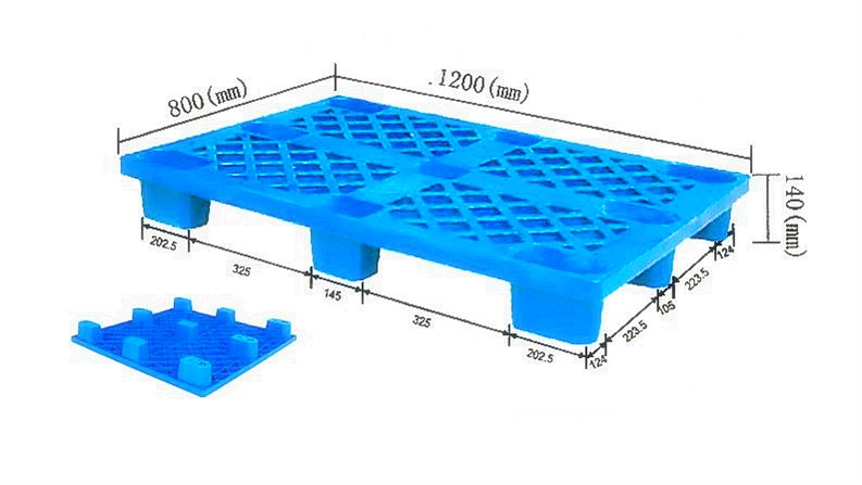 山東壽光塑料托盤食品倉儲防潮專用1200*1000*140廠家直營中