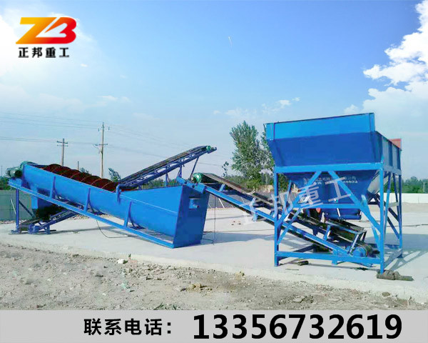 發往三亞市的小型螺旋式洗沙設備