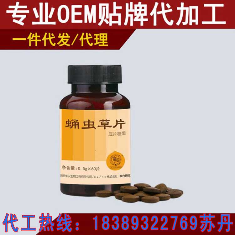 上海GMP蛹蟲草壓片代加工生產廠家原始圖片3