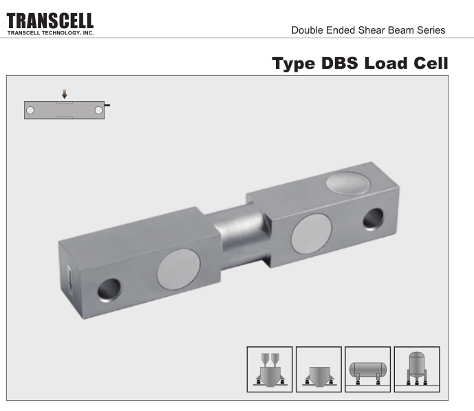 美國TRANSCELL銓力稱重傳感器DBS-2.5K