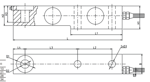 LFSQ-10T柯力稱重傳感器LFSQ-10T