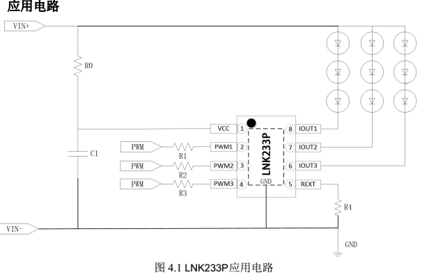 深圳钲铭科三路线性LED恒流驱动芯片LNK233P热销新品