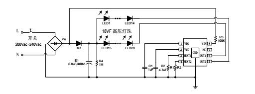 深圳熱銷無電解的SM2213EA滅蚊燈上的應用方案原始圖片2