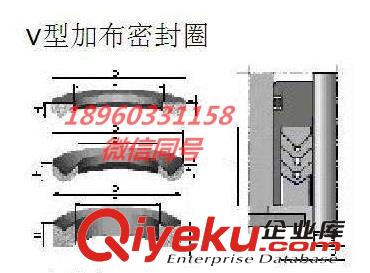 耐壓耐磨組合油封大全，V型夾布組合密封圈廠家