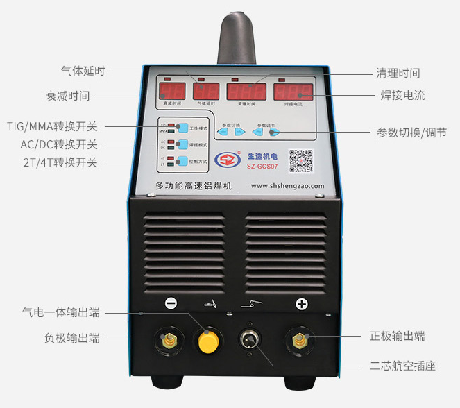 供應(yīng)生造機(jī)電SZ-GCS07 多功能高速鋁焊機(jī)原始圖片2