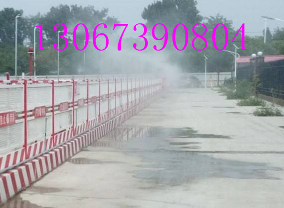 福州連江安裝工地圍擋噴水系統/工地噴霧文明工地