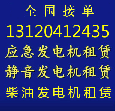 張北發(fā)電機(jī)出租 柴油發(fā)電機(jī)租賃13120412435原始圖片3