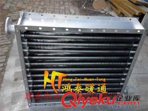 圓翼管散熱器鋼制高頻焊翅片管暖氣片供應(yīng)車間廠房專用翅片散熱器