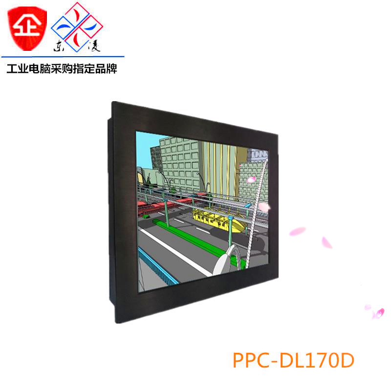 供應東凌工控17寸工業平板電腦超薄高清耐高低溫無風扇支持win8系統