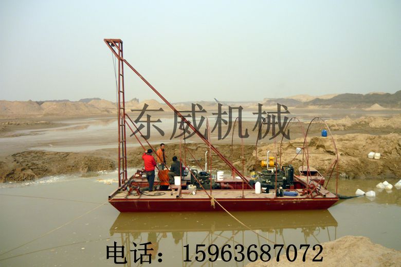 山東聊城東威供應河道用DW5寸沖吸式抽沙船價格劃算質量好原始圖片3