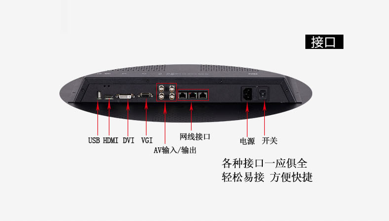 樂博(LeB)49英寸液晶拼接屏1.7/3.5mm會議展廳商用高清顯示器