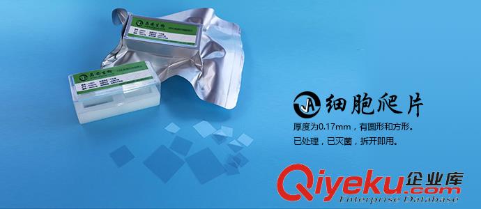 上海百千生物J06001細胞爬片蓋玻片多聚賴氨酸6孔板配套細胞爬片