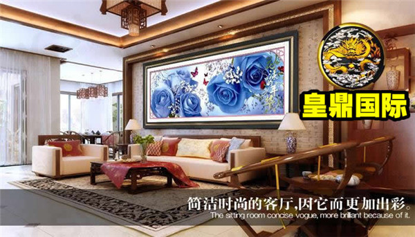 皇鼎國(guó)際大唐珠繡壁畫我們都在做