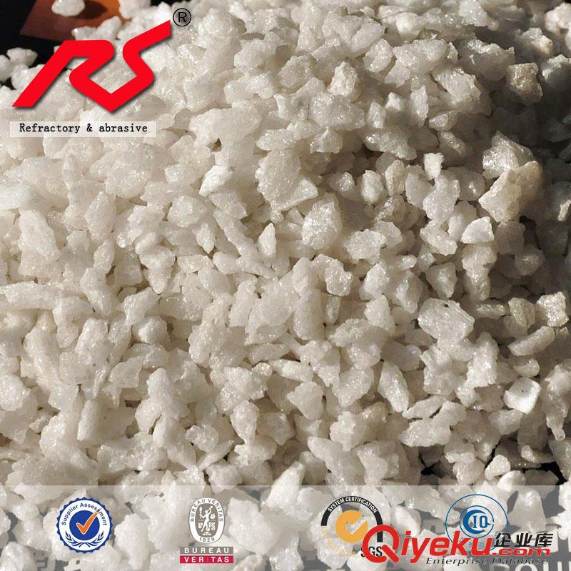 生產白剛玉骨料0-1mm\1-3mm 澆注料 耐火磚用白剛玉段砂 細粉320#-0原始圖片3