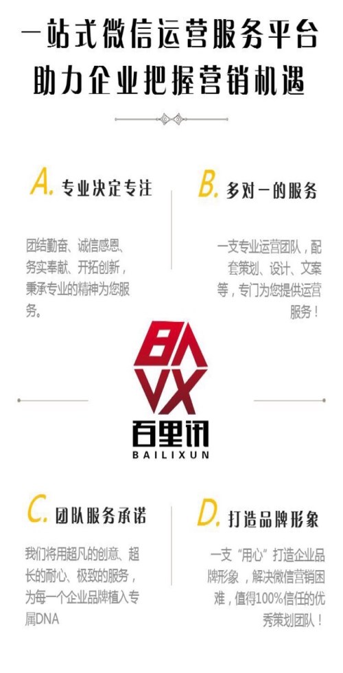 廈門專業(yè)微信運營哪家好/廈門微信運營/廈門市百里訊信息技術(shù)有