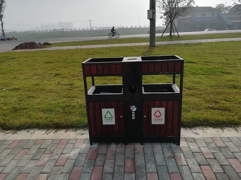 專業生產 城市清潔工垃圾桶花箱 戶外創意垃圾桶鋁合金花箱原始圖片2