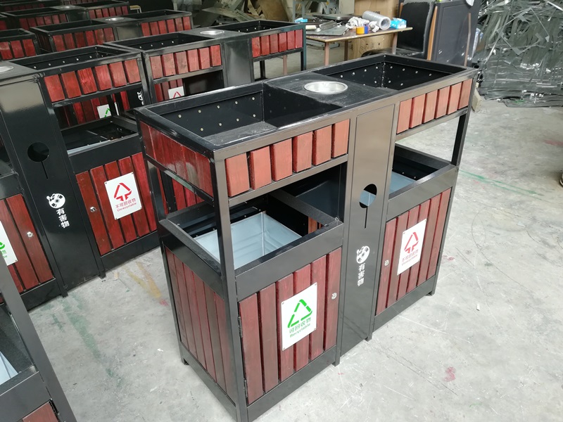 專業生產 城市清潔工垃圾桶花箱 戶外創意垃圾桶鋁合金花箱原始圖片3