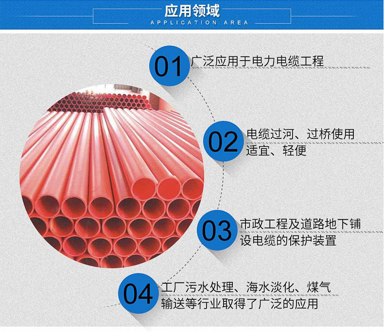 上海厂家供应MPP电力管 电缆保护管