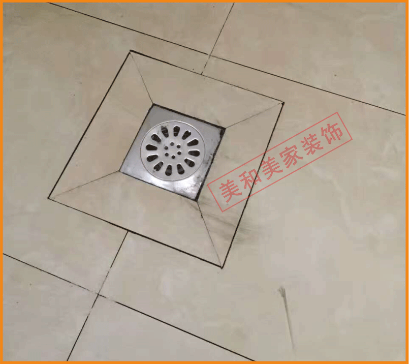 拼角地漏強(qiáng)排水工藝