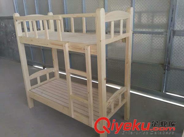 北京員工上下床上下鋪成人木床木架雙層成人員工宿舍學(xué)校圓角90公分一米床