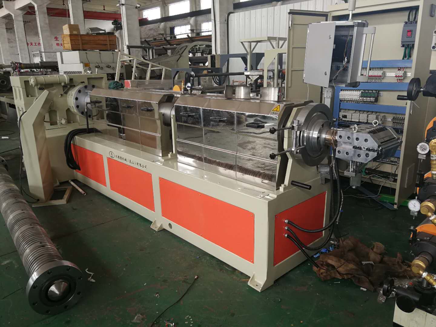 供應(yīng)玖德隆機械JDL-150EVA發(fā)泡片材擠出機