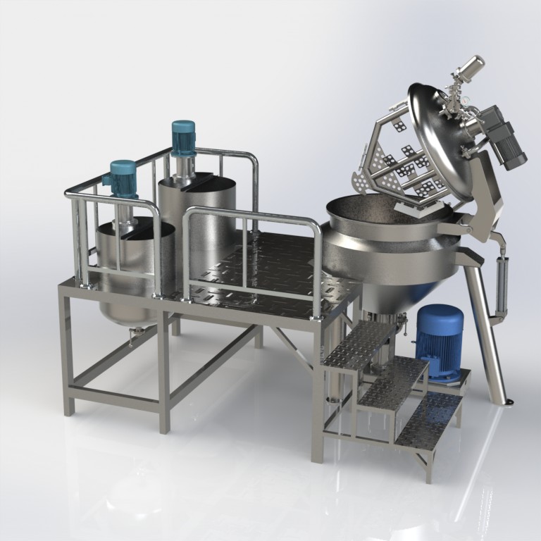無錫好友 250L 下均質 沙拉醬 乳化機（水油鍋）原始圖片2