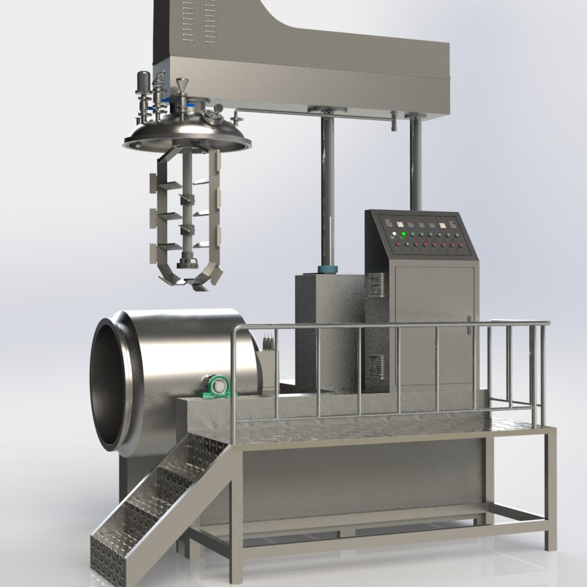 無錫好友 650L 真空 攪拌 均質 乳化機原始圖片2