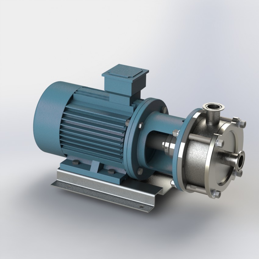 無錫好友 5.5kw 管線式 高剪切 乳化機